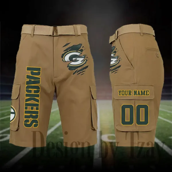 Green Bay Packers Outdoor Sport Pants For Men (Belt Not Included) SPTOSP044 - Image 6
