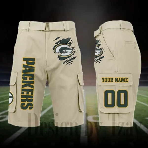 Green Bay Packers Outdoor Sport Pants For Men (Belt Not Included) SPTOSP044 - Image 7