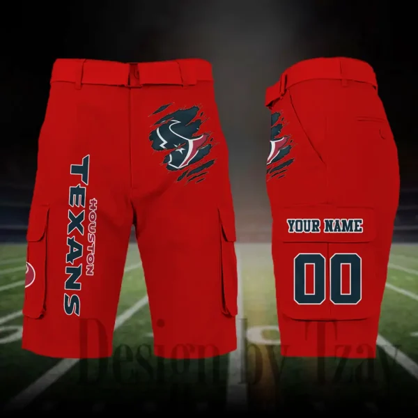 Houston Texans Outdoor Sport Pants For Men (Belt Not Included) SPTOSP045 - Image 3