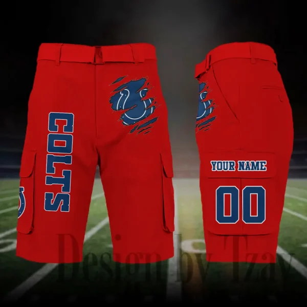 Indianapolis Colts Outdoor Sport Pants For Men (Belt Not Included) SPTOSP046 - Image 4