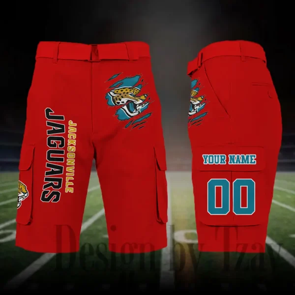 Jacksonville Jaguars Outdoor Sport Pants For Men (Belt Not Included) SPTOSP047 - Image 2