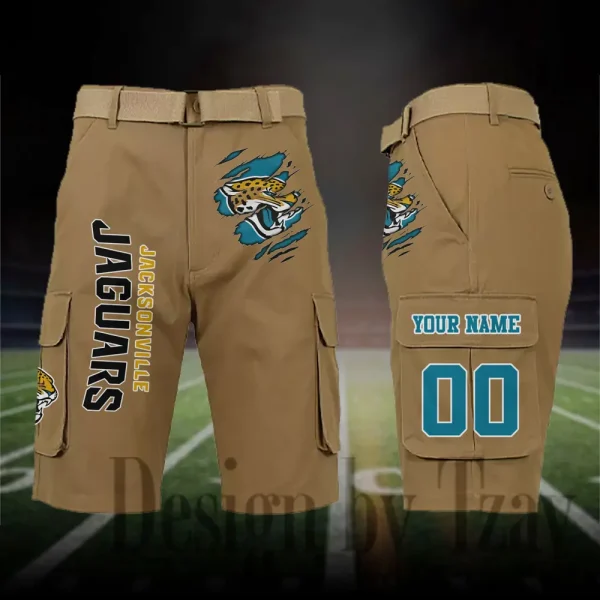 Jacksonville Jaguars Outdoor Sport Pants For Men (Belt Not Included) SPTOSP047 - Image 3