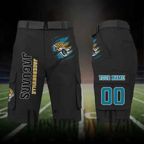 Jacksonville Jaguars Outdoor Sport Pants For Men (Belt Not Included) SPTOSP047 - Image 4
