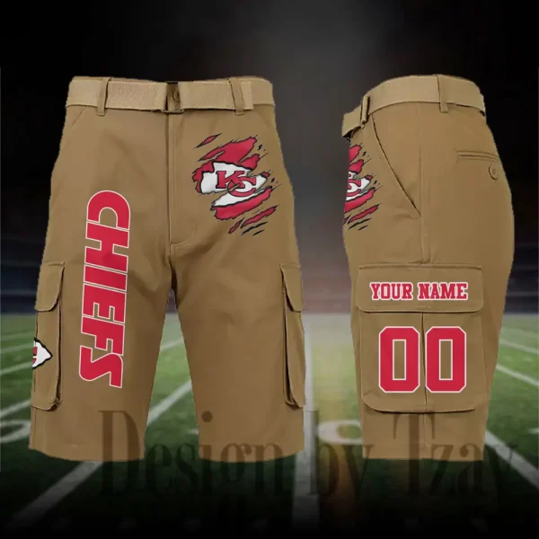 Kansas City Chiefs Outdoor Sport Pants For Men (Belt Not Included) SPTOSP048 - Image 5