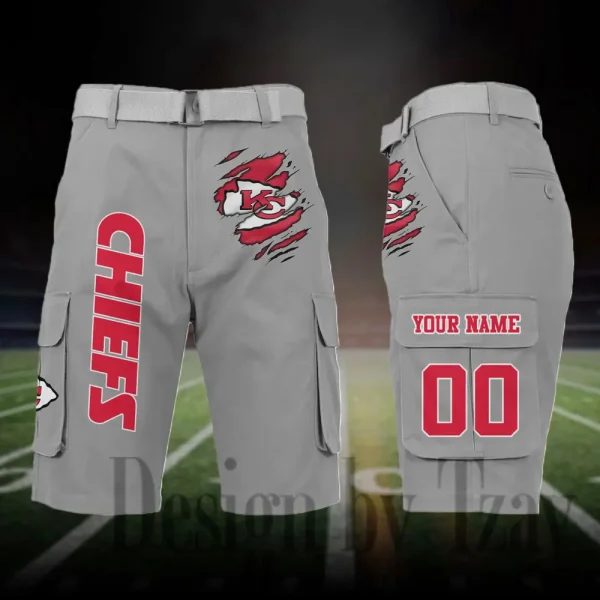 Kansas City Chiefs Outdoor Sport Pants For Men (Belt Not Included) SPTOSP048 - Image 7