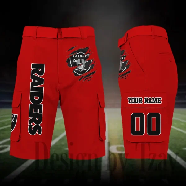 Las Vegas Raiders Outdoor Sport Pants For Men (Belt Not Included) SPTOSP049 - Image 4