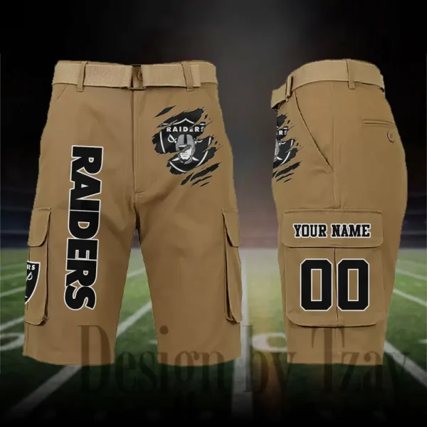 Las Vegas Raiders Outdoor Sport Pants For Men (Belt Not Included) SPTOSP049 - Image 5