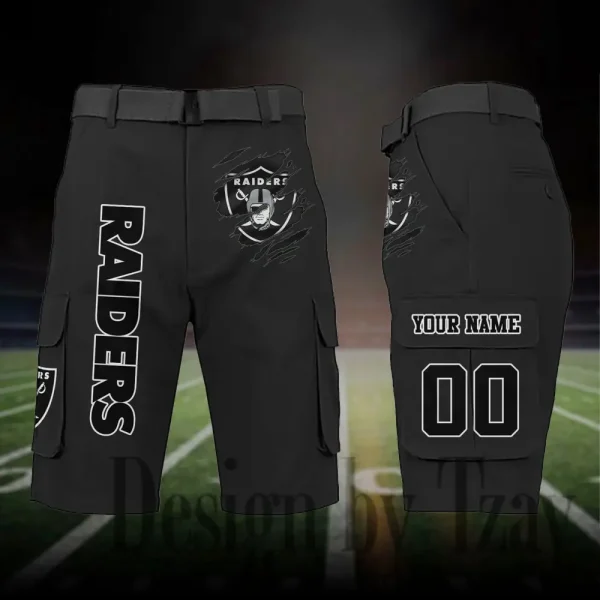 Las Vegas Raiders Outdoor Sport Pants For Men (Belt Not Included) SPTOSP049 - Image 7