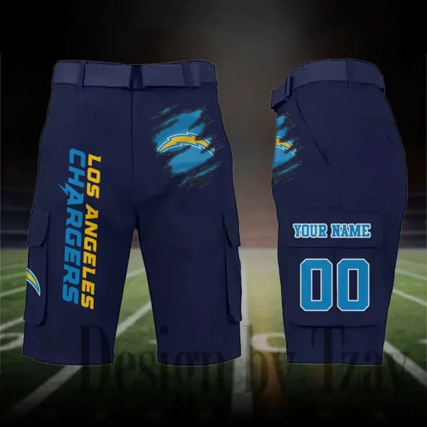 Los Angeles Chargers Outdoor Sport Pants For Men (Belt Not Included) SPTOSP050 - Image 2