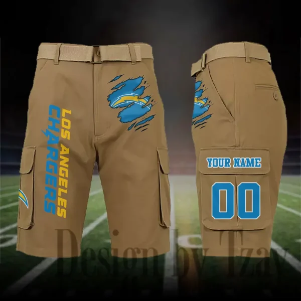 Los Angeles Chargers Outdoor Sport Pants For Men (Belt Not Included) SPTOSP050 - Image 4