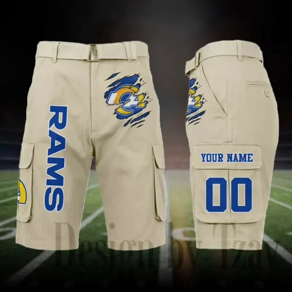 Los Angeles Rams Outdoor Sport Pants For Men (Belt Not Included) SPTOSP051 - Image 4