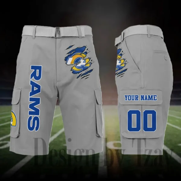 Los Angeles Rams Outdoor Sport Pants For Men (Belt Not Included) SPTOSP051 - Image 6