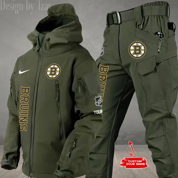 Boston Bruins NHL Tactical Winter Men's Outdoor Waterproof New 2025 SPTWSMOW226