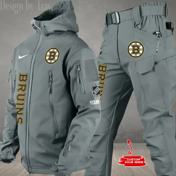 Boston Bruins NHL Tactical Winter Men's Outdoor Waterproof New 2025 SPTWSMOW226 - Image 2