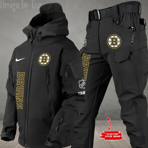 Boston Bruins NHL Tactical Winter Men's Outdoor Waterproof New 2025 SPTWSMOW226 - Image 4
