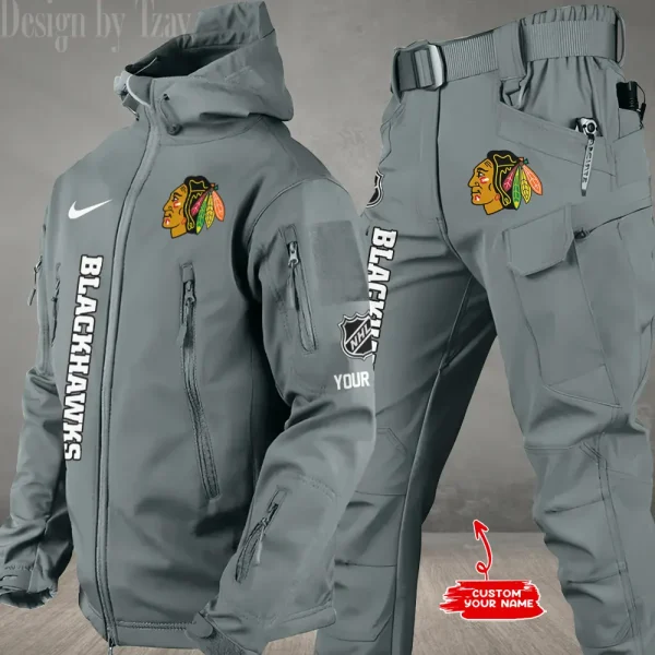 Chicago Blackhawks NHL Tactical Winter Men's Outdoor Waterproof New 2025 SPTWSMOW230 - Image 2