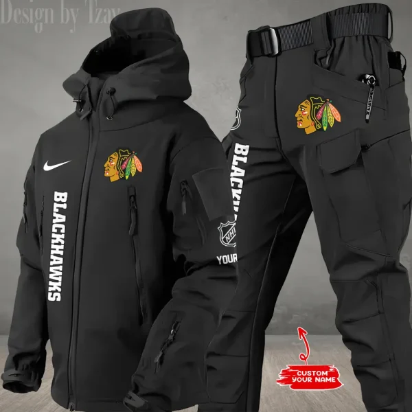 Chicago Blackhawks NHL Tactical Winter Men's Outdoor Waterproof New 2025 SPTWSMOW230 - Image 3