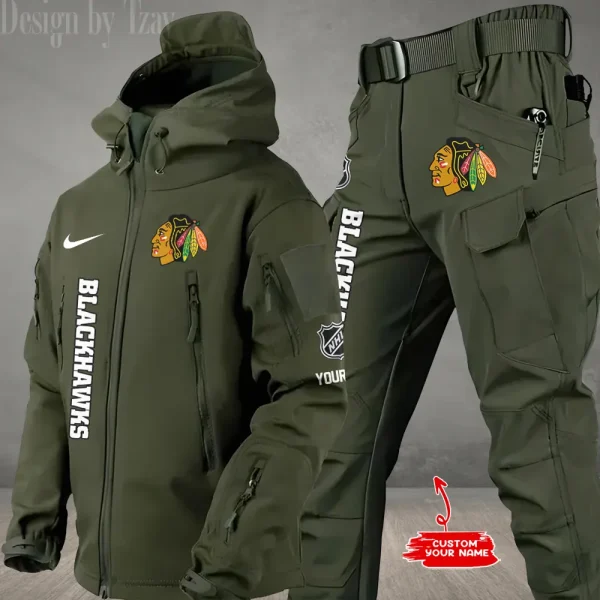 Chicago Blackhawks NHL Tactical Winter Men's Outdoor Waterproof New 2025 SPTWSMOW230 - Image 4