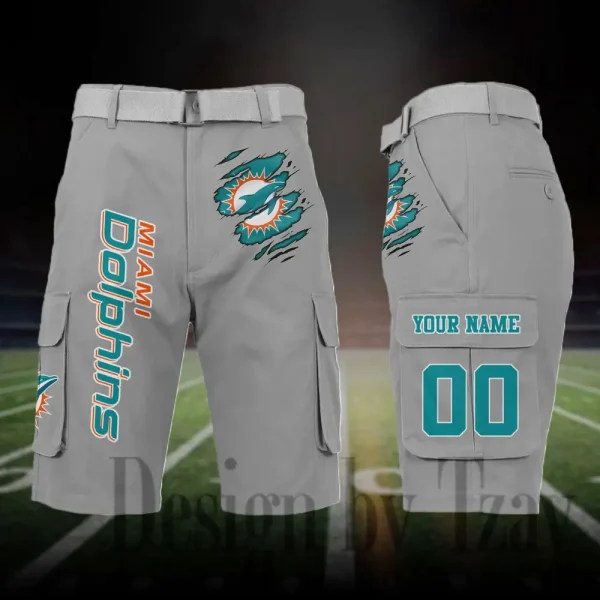 Miami Dolphins Outdoor Sport Pants For Men (Belt Not Included) SPTOSP052 - Image 2