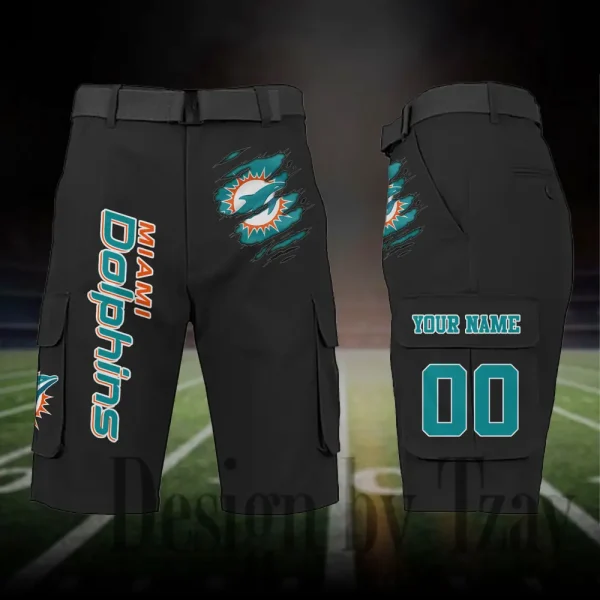 Miami Dolphins Outdoor Sport Pants For Men (Belt Not Included) SPTOSP052 - Image 3
