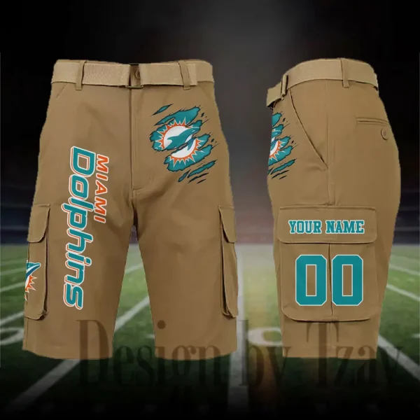 Miami Dolphins Outdoor Sport Pants For Men (Belt Not Included) SPTOSP052 - Image 4