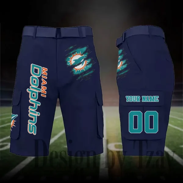 Miami Dolphins Outdoor Sport Pants For Men (Belt Not Included) SPTOSP052 - Image 5