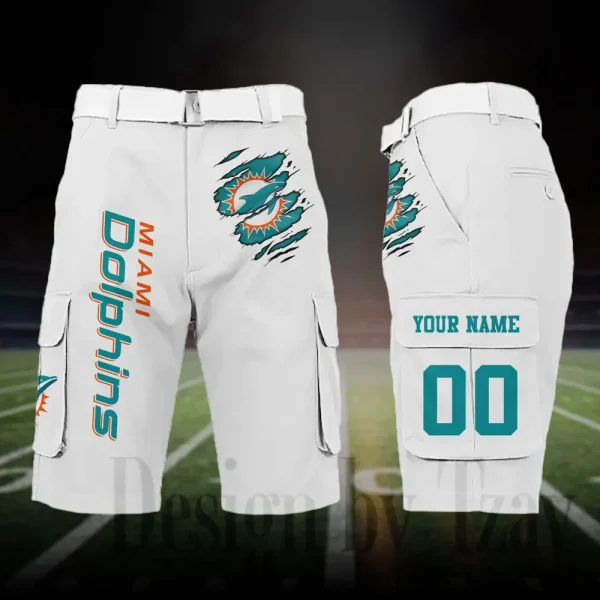Miami Dolphins Outdoor Sport Pants For Men (Belt Not Included) SPTOSP052 - Image 7