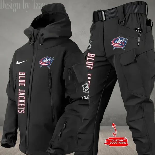 Columbus Blue Jackets NHL Tactical Winter Men's Outdoor Waterproof New 2025 SPTWSMOW232