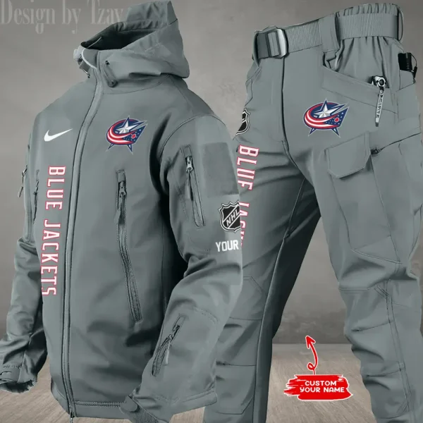 Columbus Blue Jackets NHL Tactical Winter Men's Outdoor Waterproof New 2025 SPTWSMOW232 - Image 2