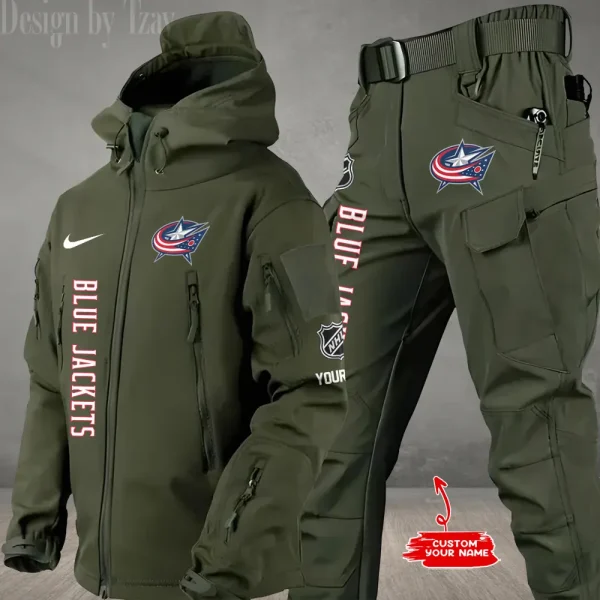 Columbus Blue Jackets NHL Tactical Winter Men's Outdoor Waterproof New 2025 SPTWSMOW232 - Image 4