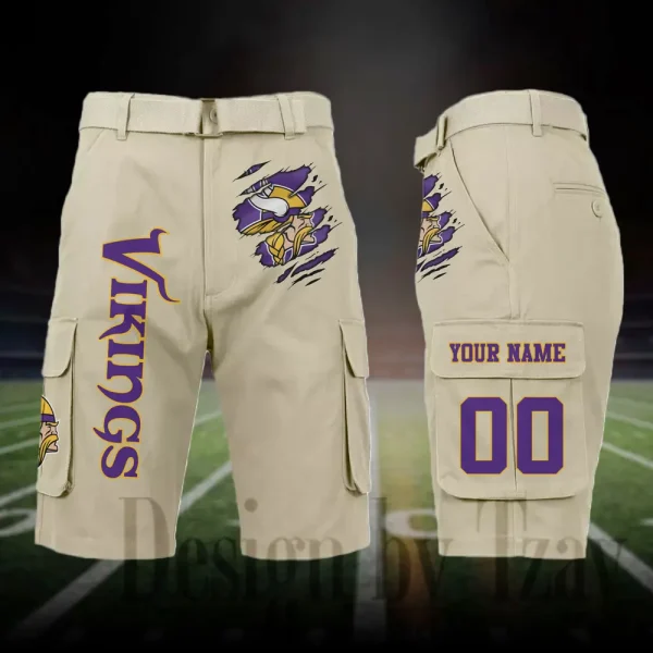Minnesota Vikings Outdoor Sport Pants For Men (Belt Not Included) SPTOSP053