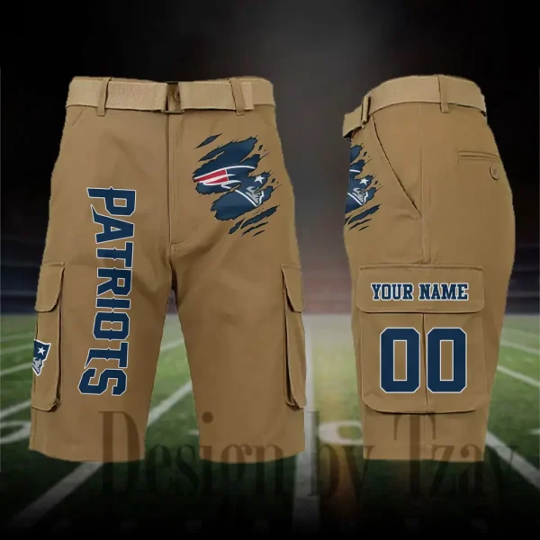 New England Patriots Outdoor Sport Pants For Men (Belt Not Included) SPTOSP054 - Image 4