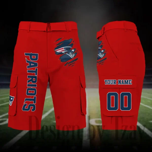 New England Patriots Outdoor Sport Pants For Men (Belt Not Included) SPTOSP054 - Image 7