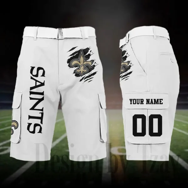New Orleans Saints Outdoor Sport Pants For Men (Belt Not Included) SPTOSP055 - Image 4