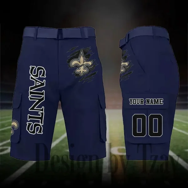 New Orleans Saints Outdoor Sport Pants For Men (Belt Not Included) SPTOSP055 - Image 5
