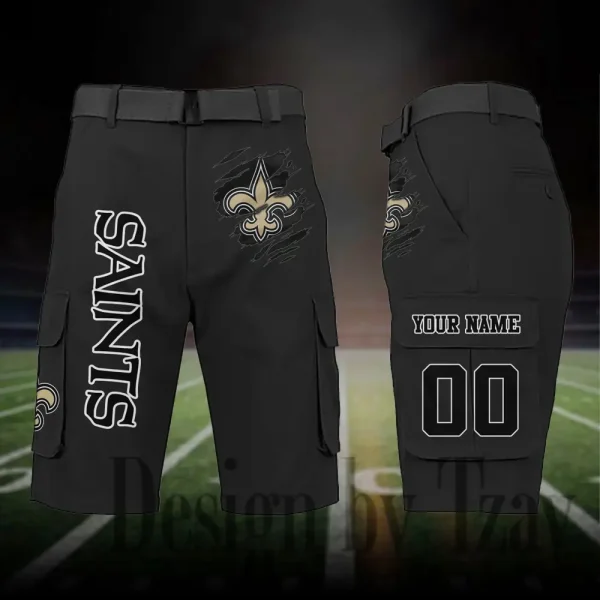New Orleans Saints Outdoor Sport Pants For Men (Belt Not Included) SPTOSP055 - Image 6