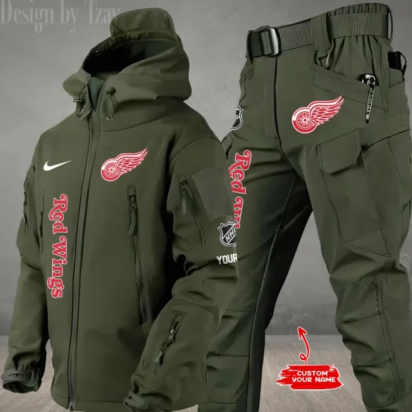 Detroit Red Wings  NHL Tactical Winter Men's Outdoor Waterproof New 2025 SPTWSMOW234 - Image 4