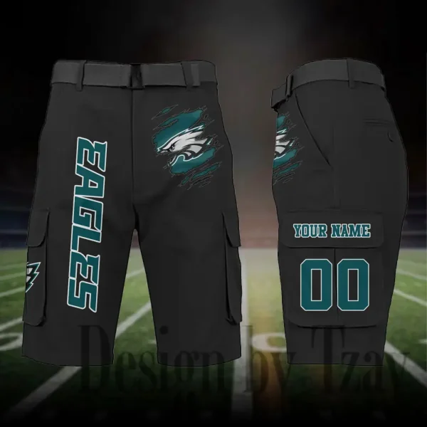 Philadelphia Eagles Outdoor Sport Pants For Men (Belt Not Included) SPTOSP058 - Image 2