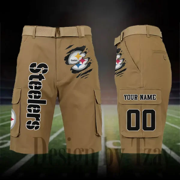 Pittsburgh Steelers Outdoor Sport Pants For Men (Belt Not Included) SPTOSP059