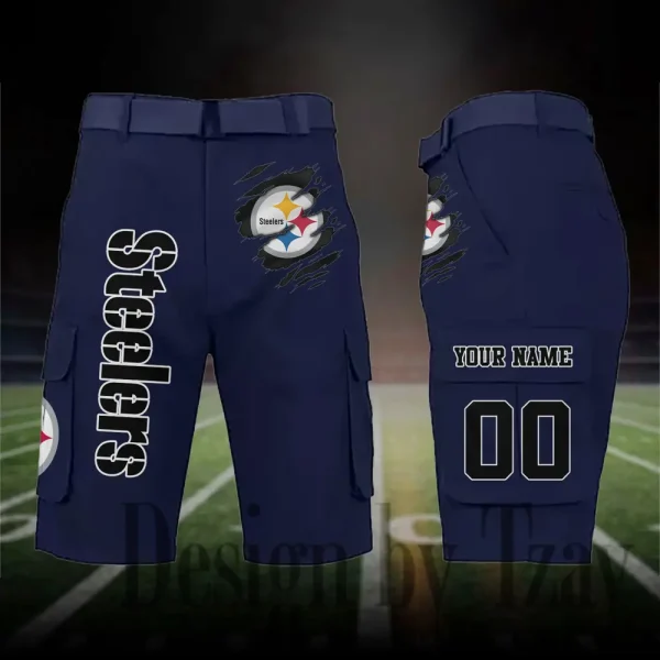 Pittsburgh Steelers Outdoor Sport Pants For Men (Belt Not Included) SPTOSP059 - Image 3