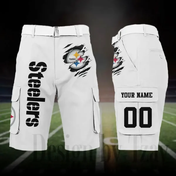 Pittsburgh Steelers Outdoor Sport Pants For Men (Belt Not Included) SPTOSP059 - Image 4