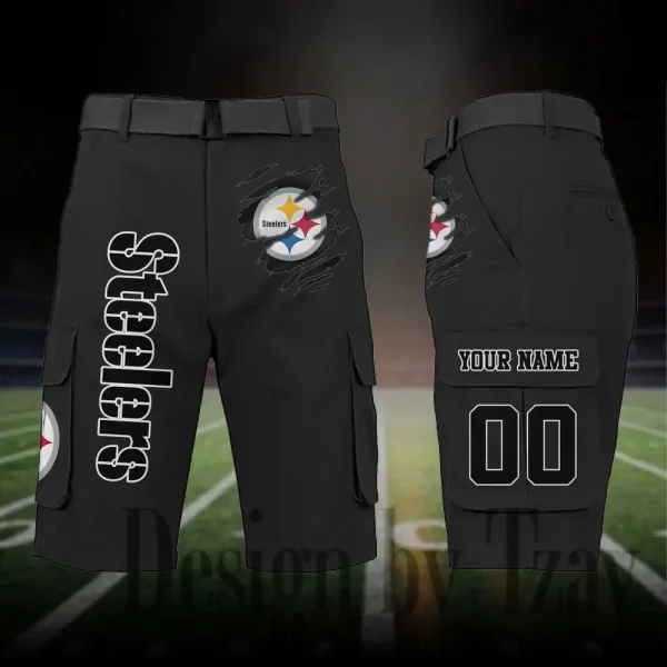 Pittsburgh Steelers Outdoor Sport Pants For Men (Belt Not Included) SPTOSP059 - Image 6