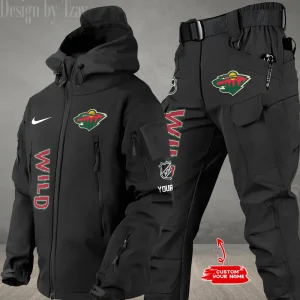 Minnesota Wild NHL Tactical Winter Men's Outdoor Waterproof New 2025 SPTWSMOW238