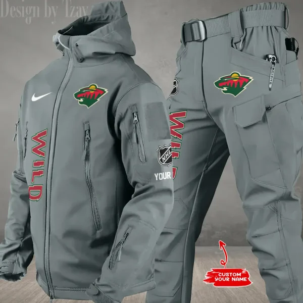 Minnesota Wild NHL Tactical Winter Men's Outdoor Waterproof New 2025 SPTWSMOW238 - Image 2