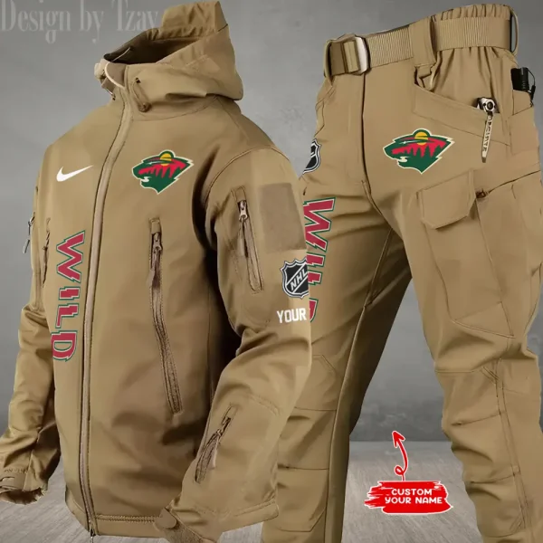 Minnesota Wild NHL Tactical Winter Men's Outdoor Waterproof New 2025 SPTWSMOW238 - Image 3