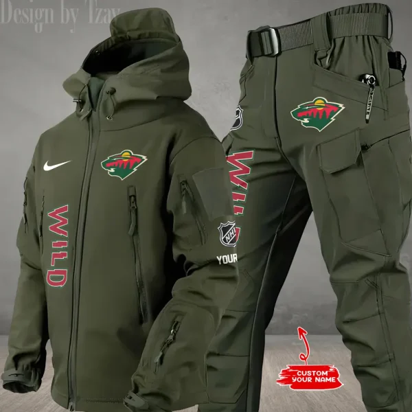 Minnesota Wild NHL Tactical Winter Men's Outdoor Waterproof New 2025 SPTWSMOW238 - Image 4