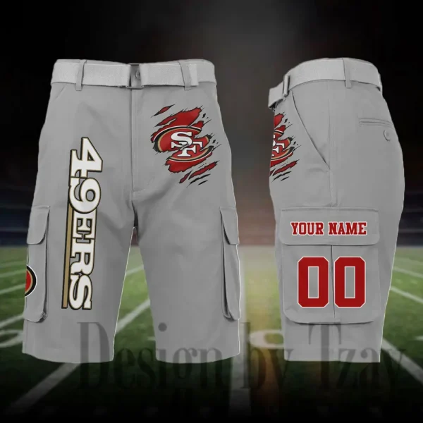 San Francisco 49ers Outdoor Sport Pants For Men (Belt Not Included) SPTOSP060 - Image 2