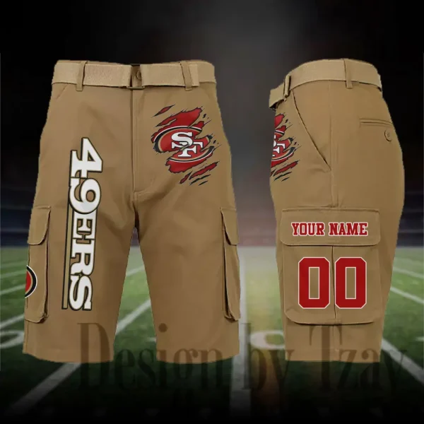 San Francisco 49ers Outdoor Sport Pants For Men (Belt Not Included) SPTOSP060 - Image 4