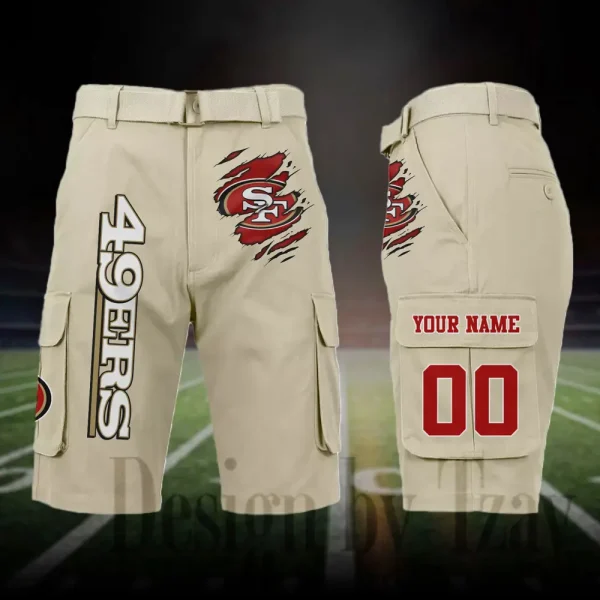 San Francisco 49ers Outdoor Sport Pants For Men (Belt Not Included) SPTOSP060 - Image 7