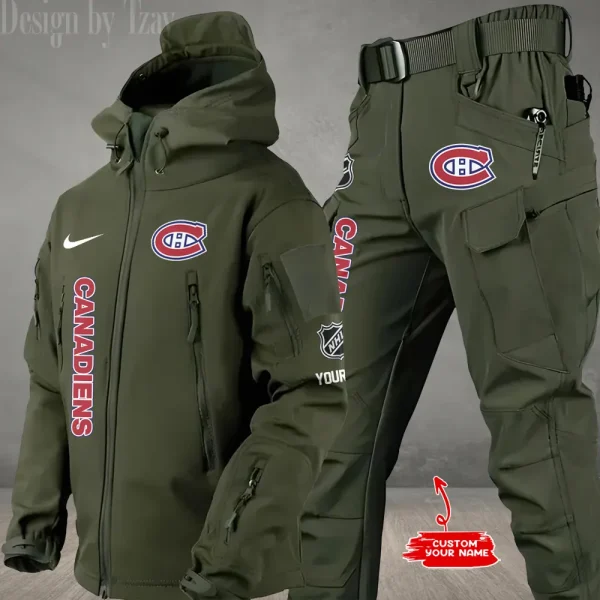 Montréal Canadiens NHL Tactical Winter Men's Outdoor Waterproof New 2025 SPTWSMOW239